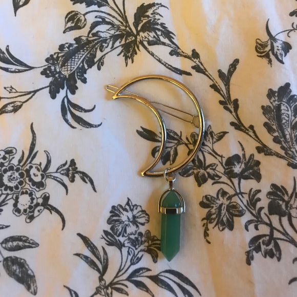 Healing stone 🌙 Moon hair Barrett clip - Picture 6 of 8