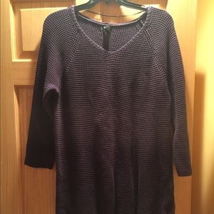 💜Plus Size Knit Sweater in Plum Color 3X