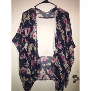 Urban Outfitters Floral Kimono/Shawl