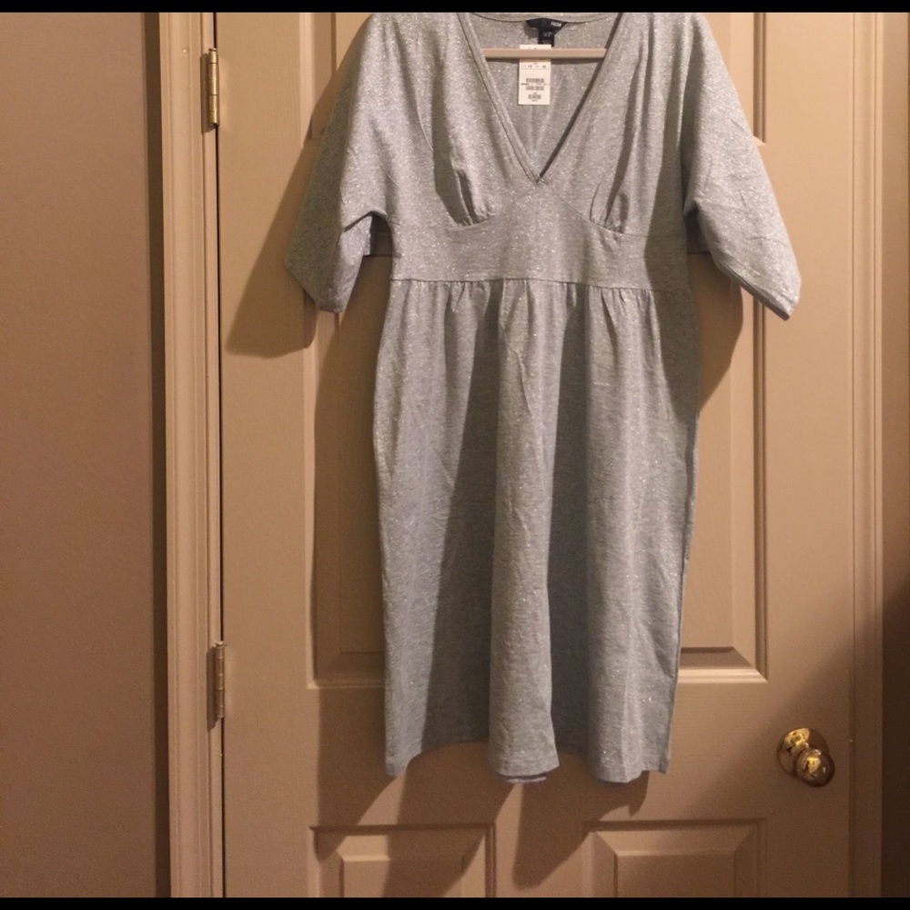 Silver shimmer dress