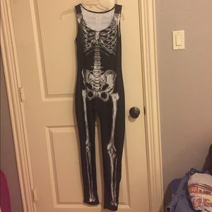 Skeleton bodysuit