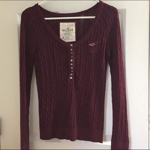 Maroon long sleeve