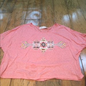 Short top/crop top (peach) from Bloomingdale's