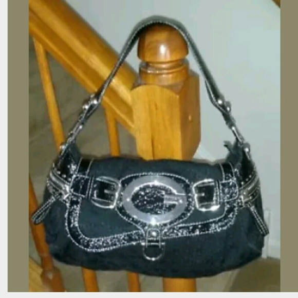 guess patent leather bag