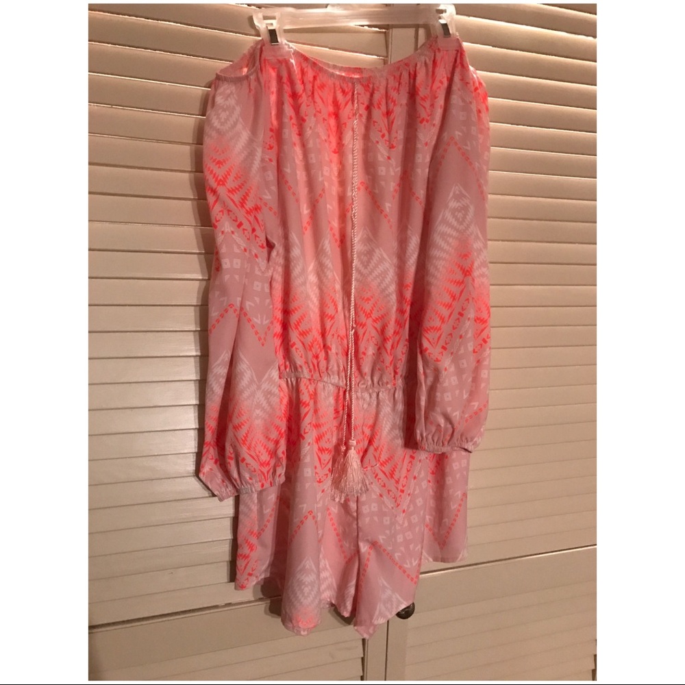 Off the shoulder romper!