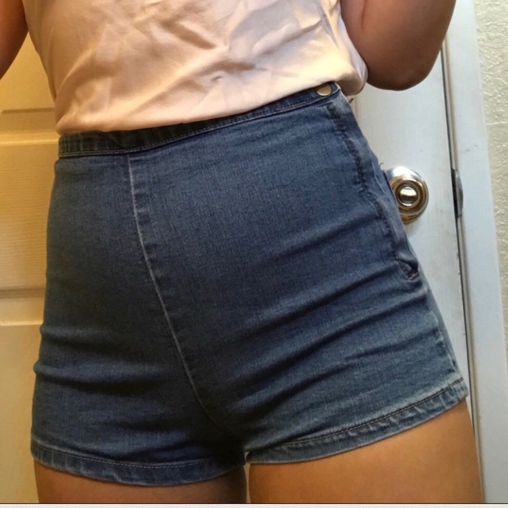 high waisted shorts