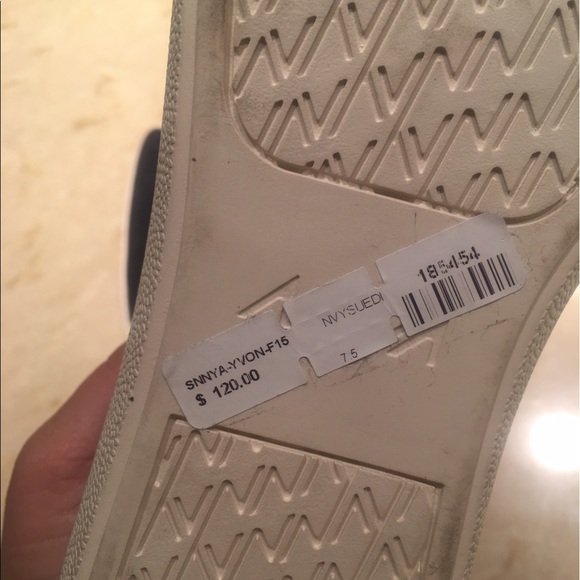 NVY new with tags slip on suede flats - Picture 3 of 4