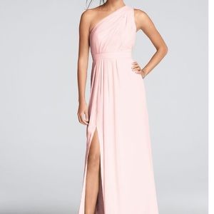 Davids Bridal One Shoulder bridesmaids dress