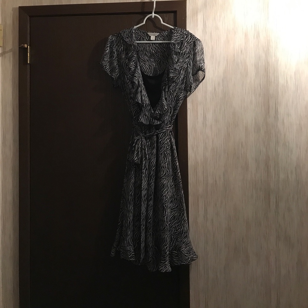 Christopher & Banks Zebra Print Dress Size 16