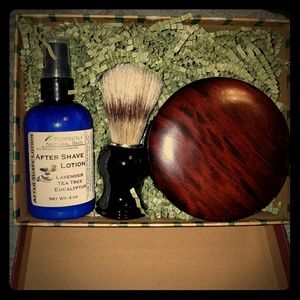 Men's Shave Kit ~ Lavender tea tree Eucalyptus