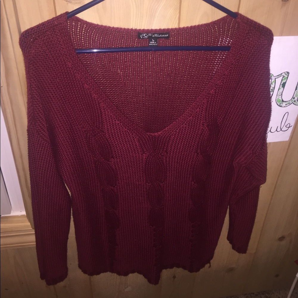 Red sweater