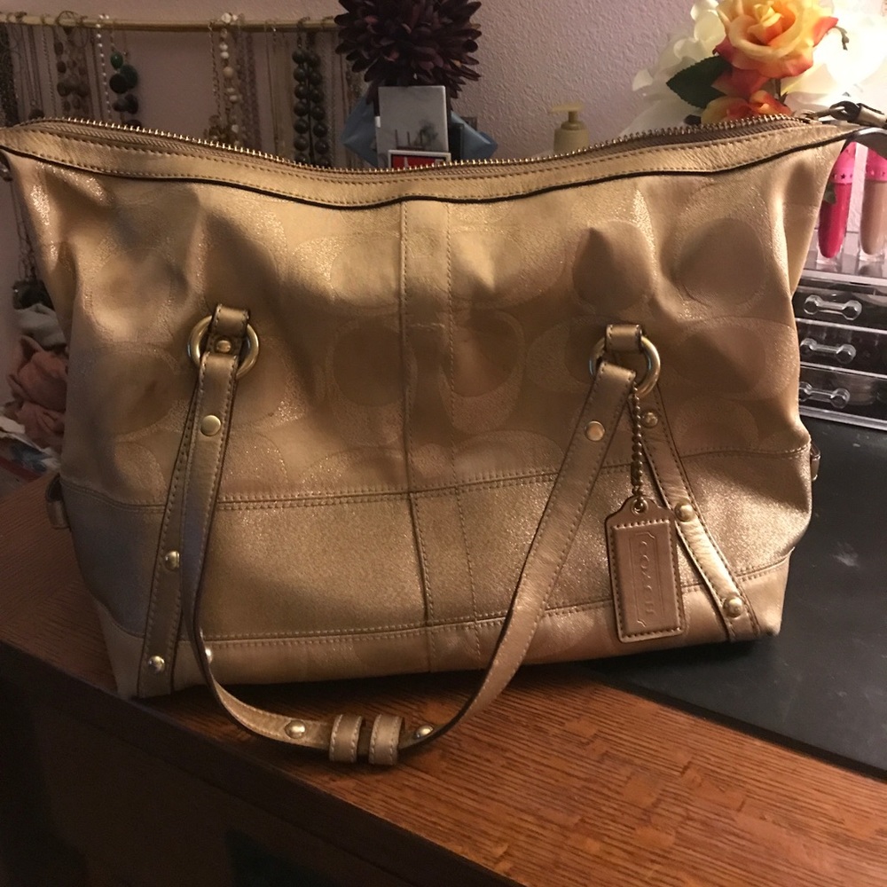 Coach Gold Purse