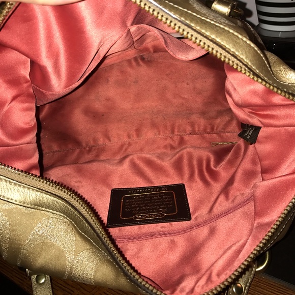 Coach Gold Purse - Picture 3 of 3