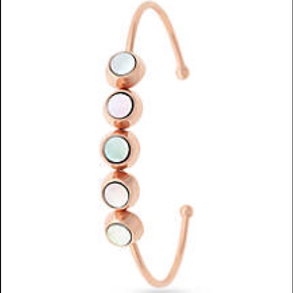 Vince Camuto Rose Gold-Tone Skinny Cuff Bracelet - Picture 1 of 5