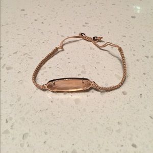 Kendra Scott rose gold adjustable bracelet