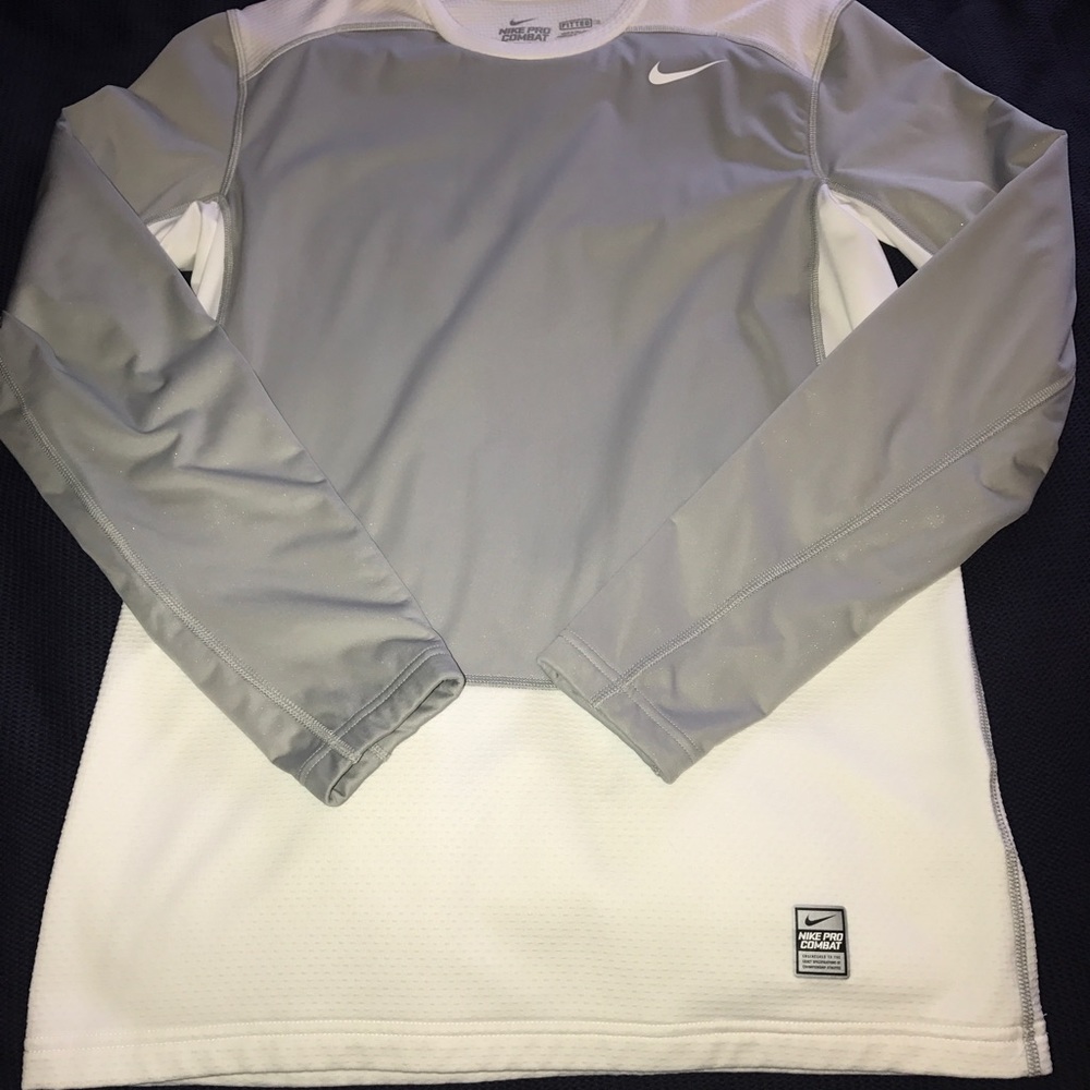 Nike pro combat hyperwarm shirt - Picture 2 of 4