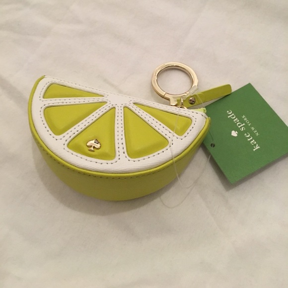kate spade Handbags - **MOVING SALE** Lime Keychain Coin Purse
