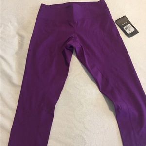 NWT Asics women's running capris- purple