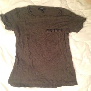 Dark green forever 21 tee-shirt
