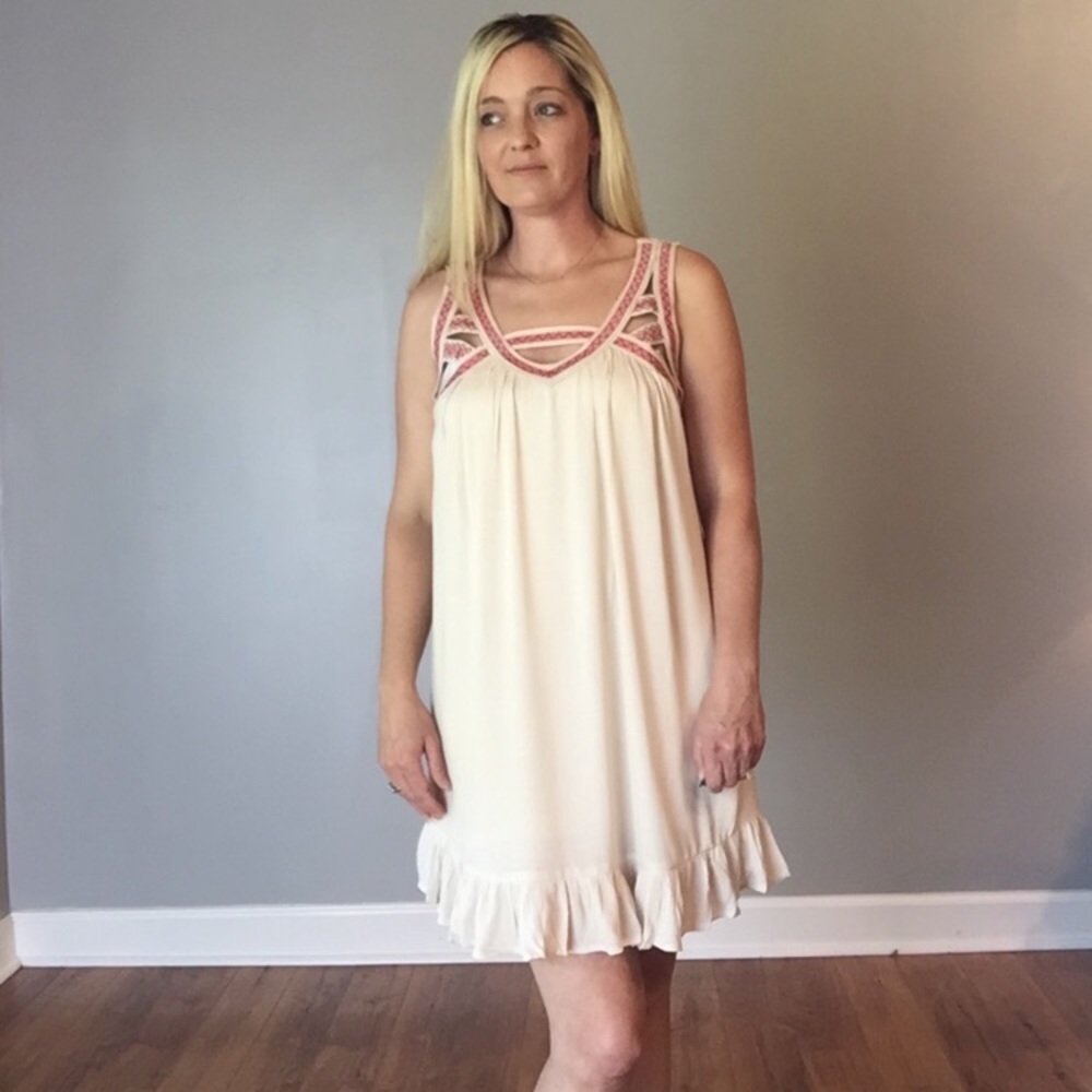 NWT Umgee Ruffle Dress - Picture 6 of 7