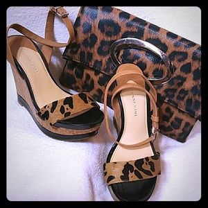 Gianni Bini cork wedge