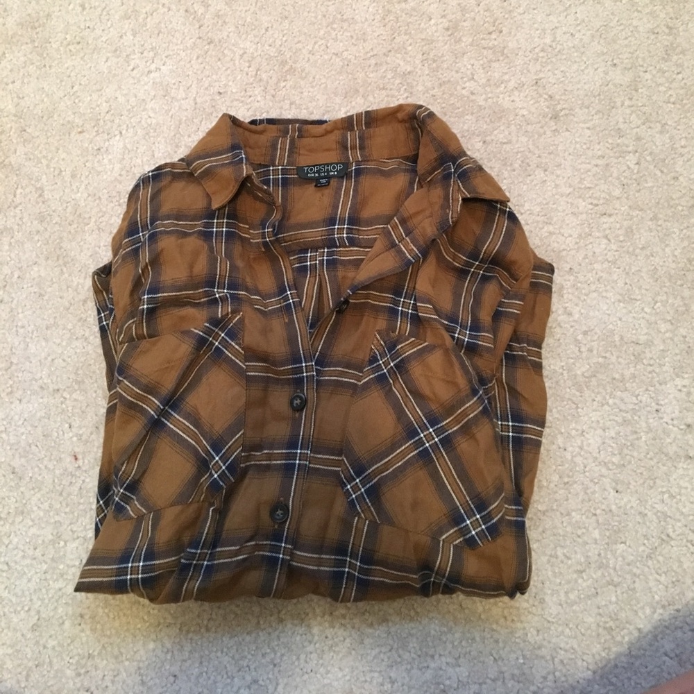topshop flannel