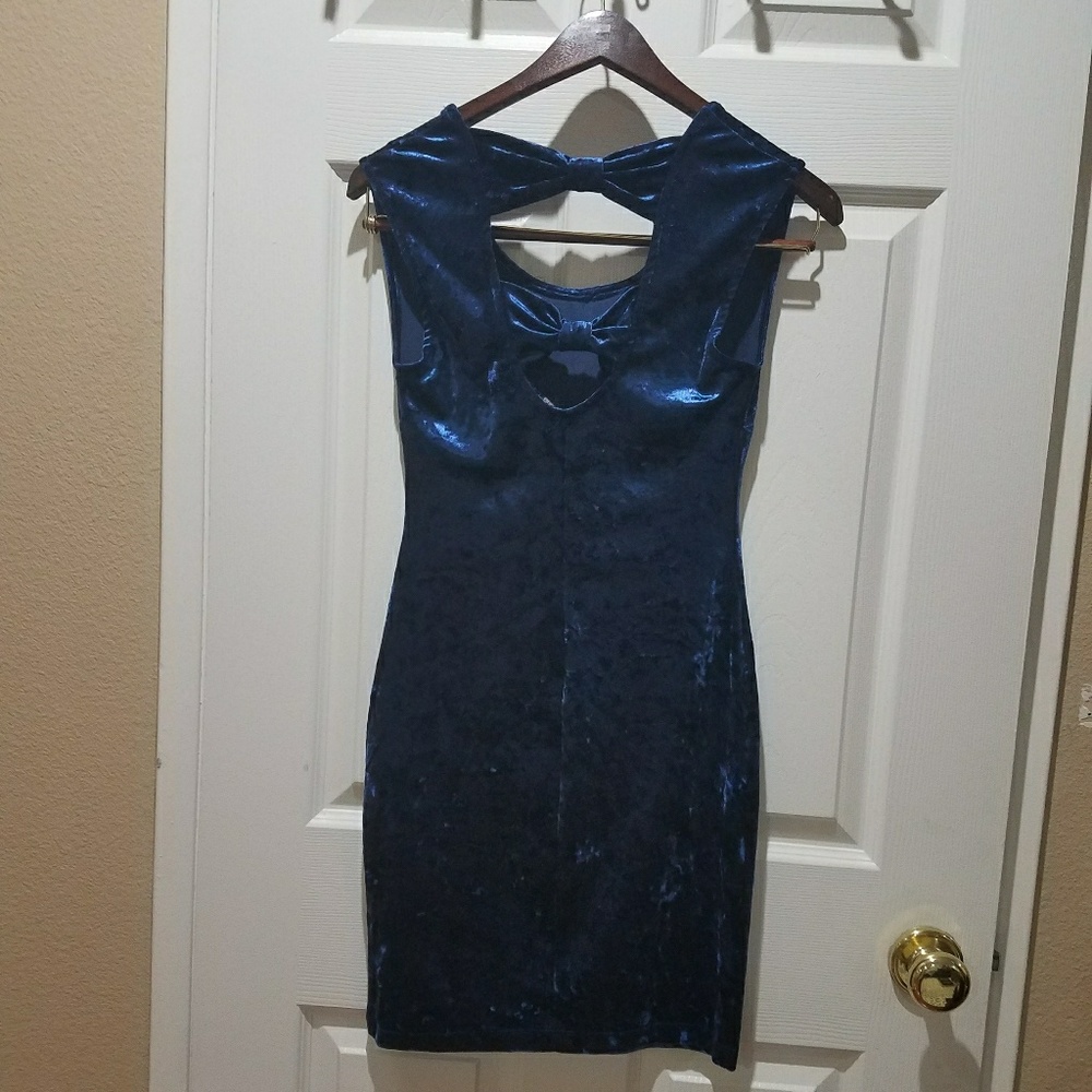 Cocktail dress , stretcheble ,soft velvet material