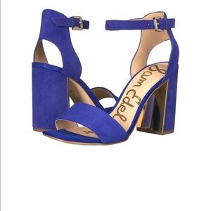 NIB Sam Edelman Nautical Blue Open Toe Sandal