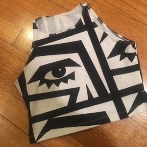 KESH x American Apparel crop top