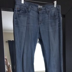 Hudson Flare fringed jeans