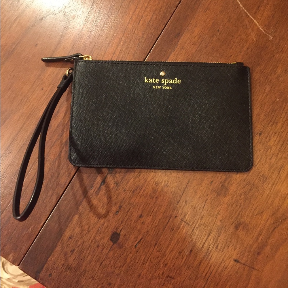 Kate Spade wristlet - black