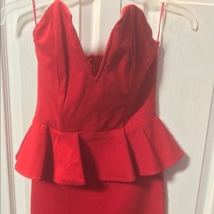 Red dress