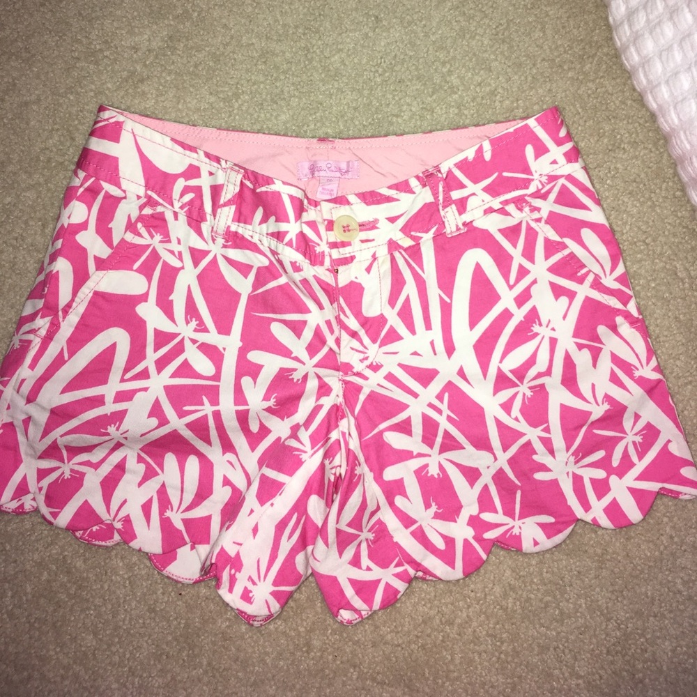 Lilly Pulitzer Scalloped Pink Short