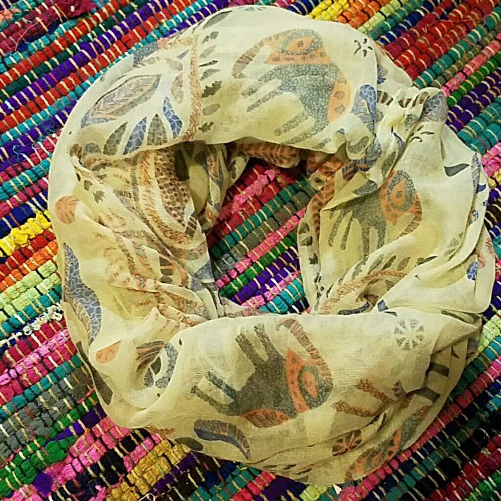 Elephant Print Scarf