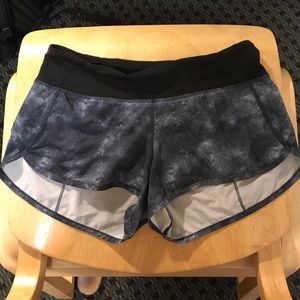 Blue Lululemon shorts