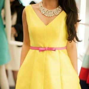 Faux Leather Pink Waist Belt