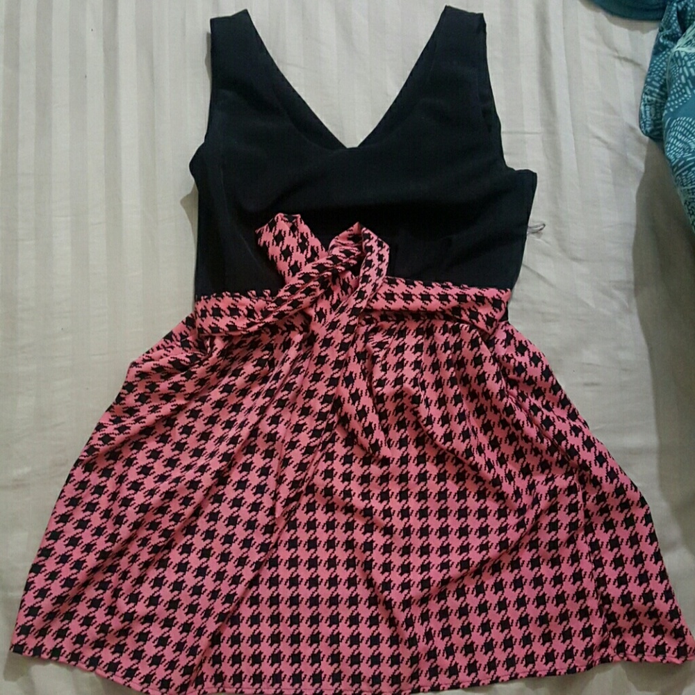 Houndstooth dress