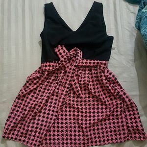 Houndstooth dress