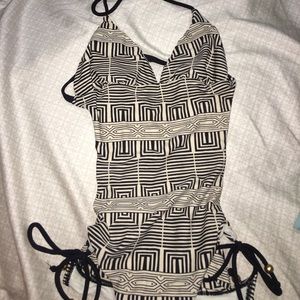 One piece bathing suit