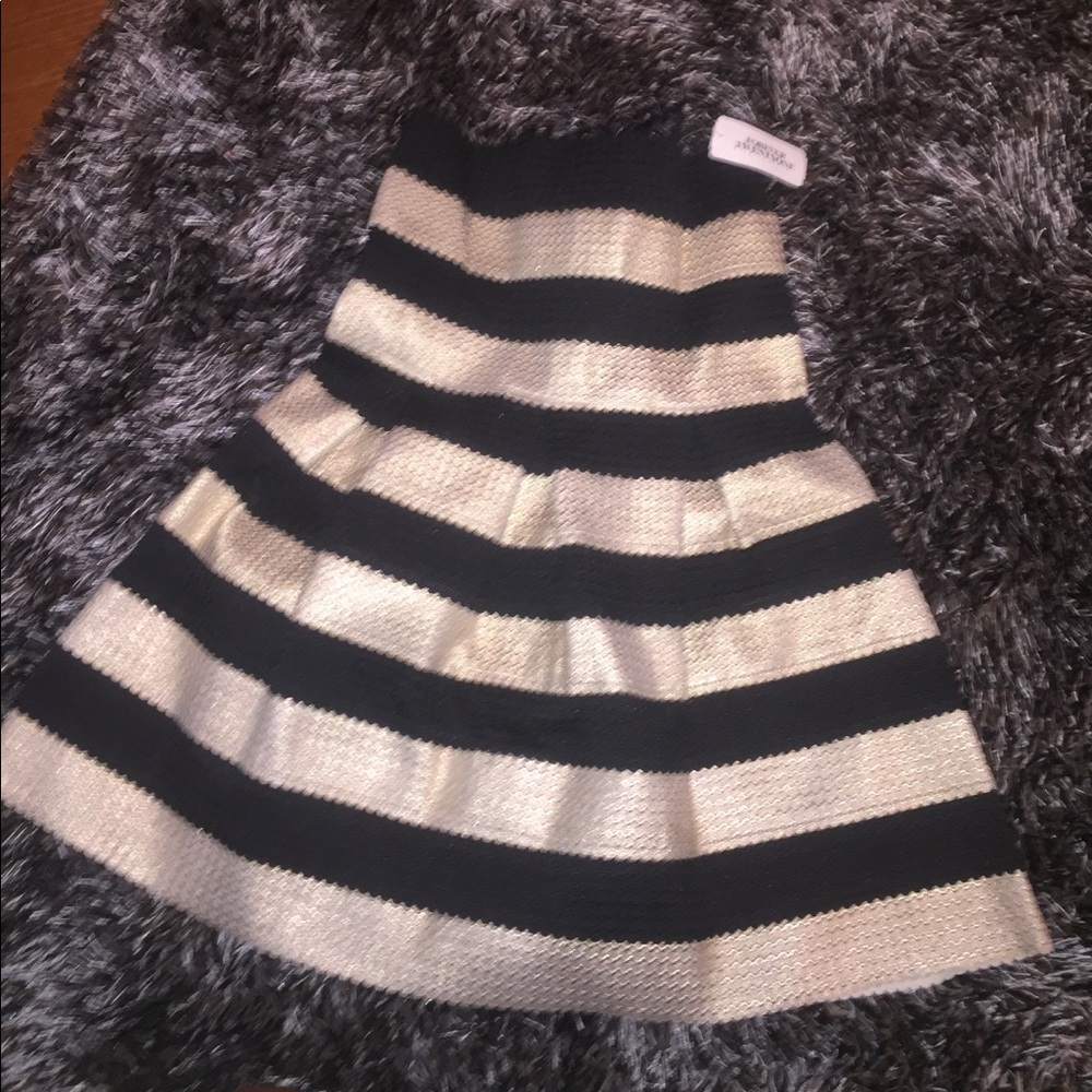 Black and gold dress