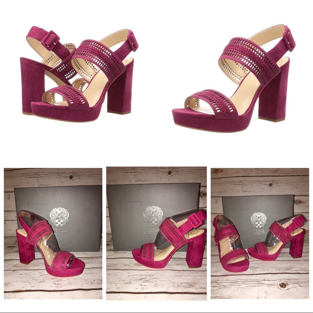 NWT Vince Camuto Jazelle Platform Sandal Sz 8M