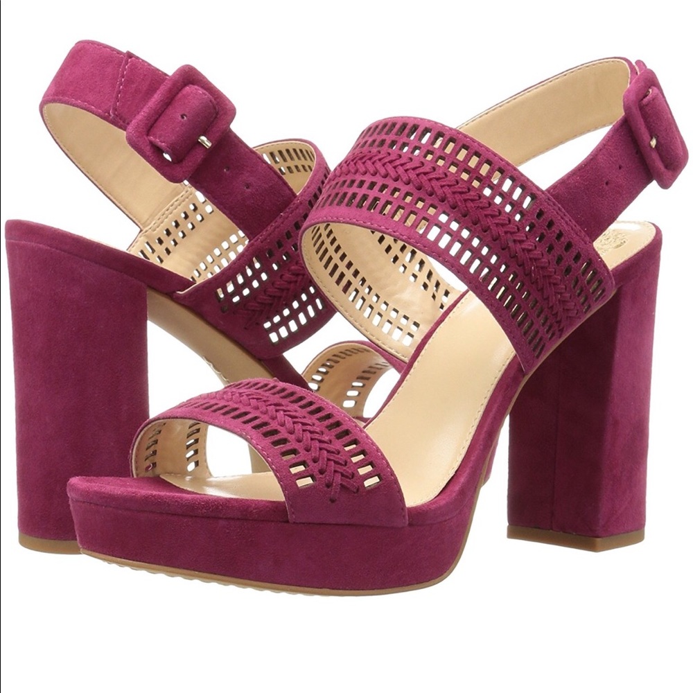 NWT Vince Camuto Jazelle Platform Sandal Sz 8M - Picture 3 of 5