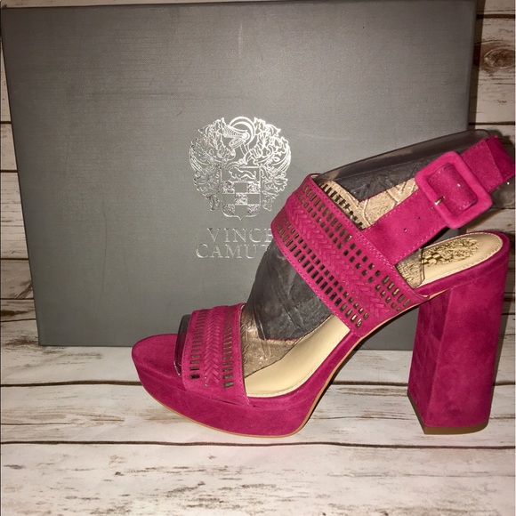 NWT Vince Camuto Jazelle Platform Sandal Sz 8M - Picture 5 of 5