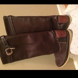 Brown Genuine Italian Leather LDIR Boots