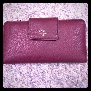 Fossil Maroon Wallet