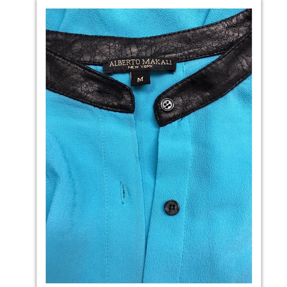 Alberto Makali Aqua Blue Top - Picture 3 of 3