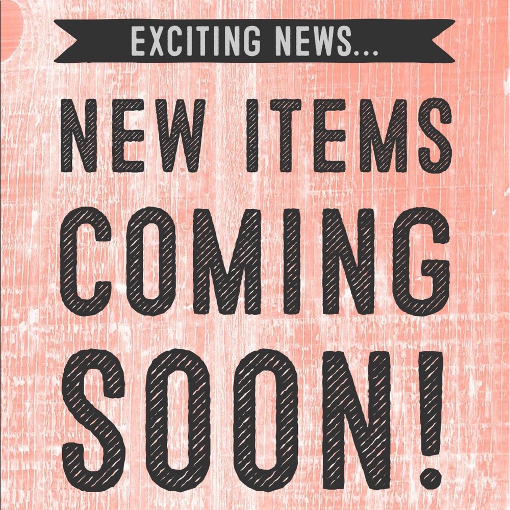 Check my closet for new listings!!