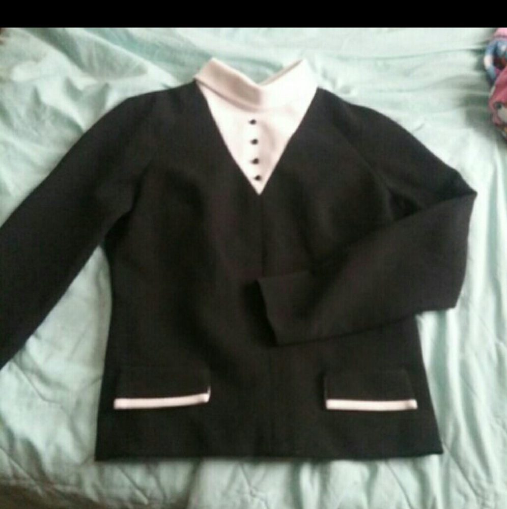Black white formal shirt