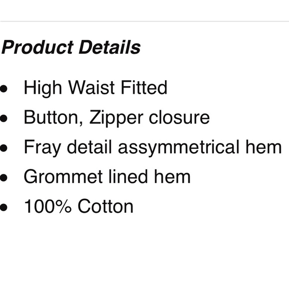 Grommet Mini Skirt - Picture 5 of 6