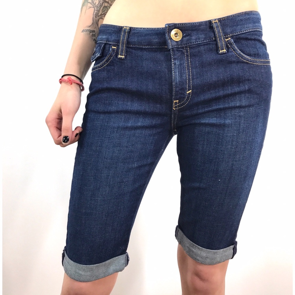 *LAST CHANCE* BR Knee Length Cuffed Denim Shorts